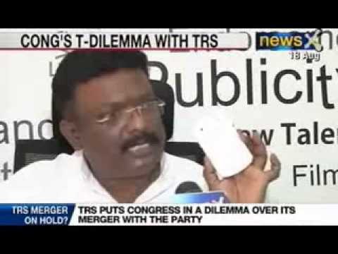 News X: TRS puts congress in a dilemma over its merger with the party