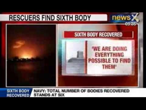 News X: Navy divers recover sixth body from Submarine INS Sindhurakshak