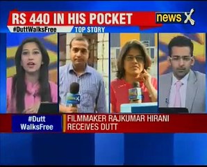 Munna Bhai walks out, from Yerwada Jail Pune