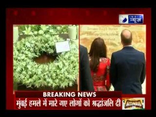 Prince William with wife Kate arrived in Mumbai