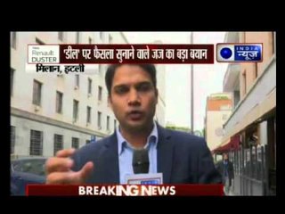 Judge Marco Maigo answers questions on AgustaWestland scam