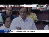 NewsX: Parliament debates over the freefall in Indian Rupee