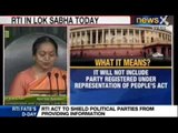 NewsX : RTI Amendment Bill to come up in Lok Sabha today