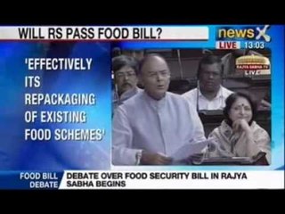 News X: Food bill a mere repackaging of existing schemes, says Arun Jaitley
