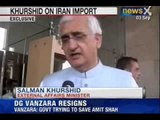 NewsX : Economic Crisis May Prompt India To Restart Iran Oil Import - Salman Khurshid