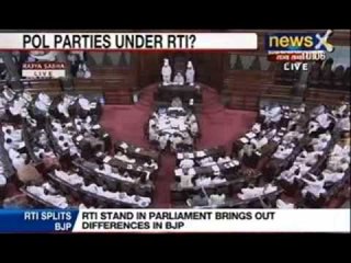 RTI stand in parliament brings BJP differences to fore