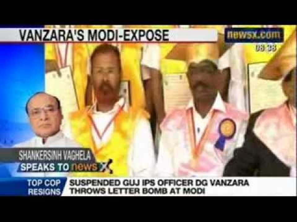 NewsX : Encounter cop DG Vanzara bomb may hit Narendra Modi's march to Delhi
