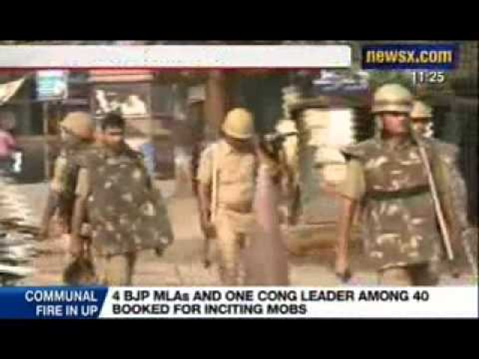 Communal riots in India: Muzaffarnagar Riots - BJP MLA's booked for inciting mobs