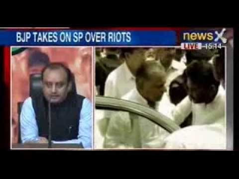 NewsX: BJP slams ruling Samajwadi party over Muzaffarnagar riots