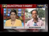 News X : Muzaffarnagar violence - Fresh violence erupts in Baghpat