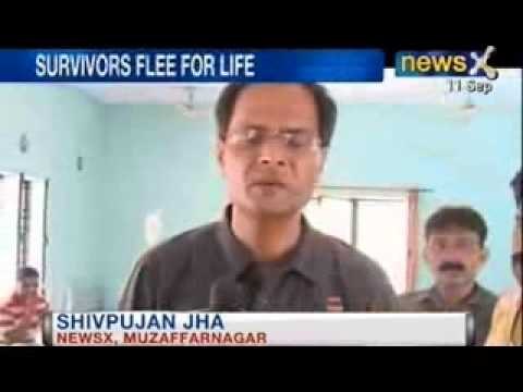 Communal Clashes in India : Survivors from the Muzaffarnagar riots flee for life