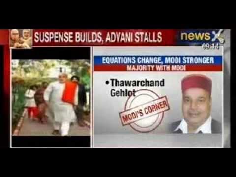 Narendra Modi vs L K Advani: Majority for Narendra Modi, team Advani at backfoot