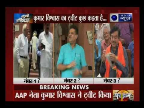 Navjot Singh Sidhu, Shatrughan Sinha and Kirti Azad might join AAP: Tweets Kumar Vishwas