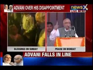 NewsX: LK Advani, the BJP's most senior leader publically praises Narendra Modi