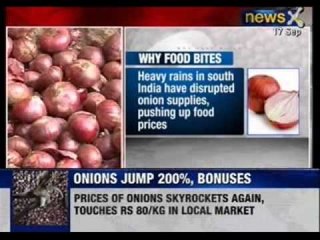 NewsX: Imports, raids fail to bring cheer - Onion prices soar to Rs 70-80/kg