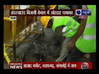Underground electric cable blast in Delhi's Paharganj, 3 injured