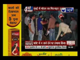 Model creates midnight drama in Mumbai