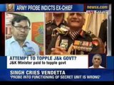 News X: J&K Minister Taj Mohiuddin demands exemplary punishment against General VK Singh