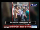 Women punishes a youth for eve teasing in Dehradun