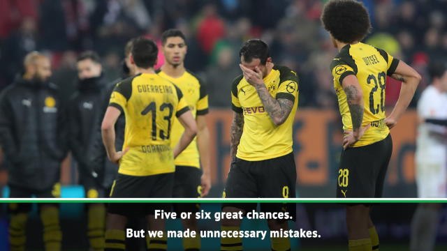 Favre rues Dortmund mistakes in Augsburg defeat
