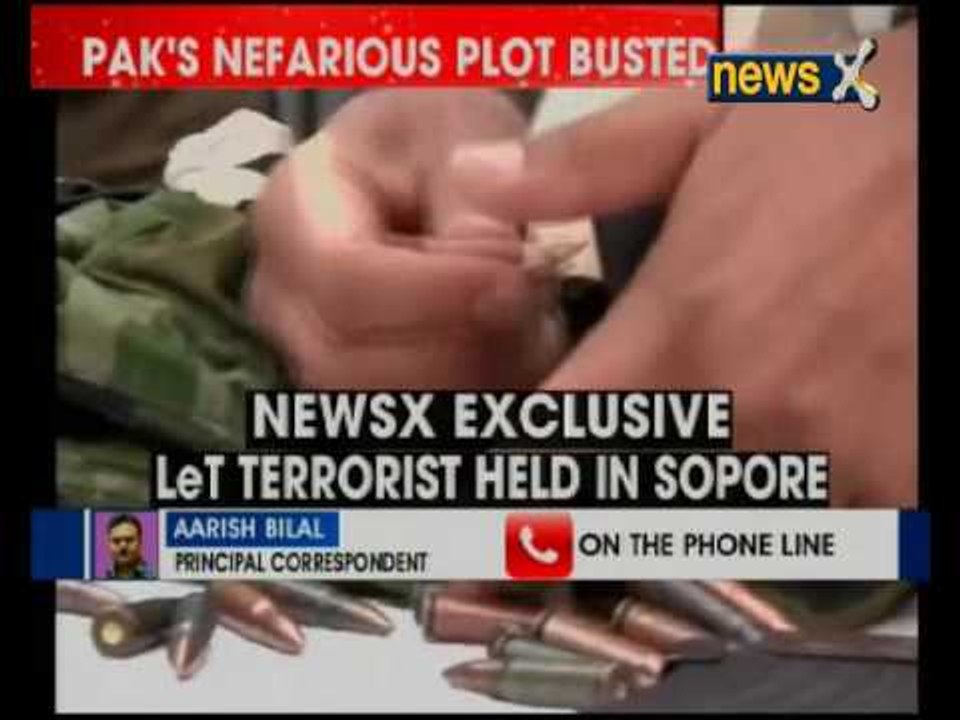 NewsX Exclusive: LeT terrorist arrested from Kashmir's Sopore
