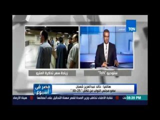 النائب خالدعبدالعزيز: في خطورة من قرارات الحكومة بزيادة الاسعاروالدمغات وده بيزيد من معاناة المواطن