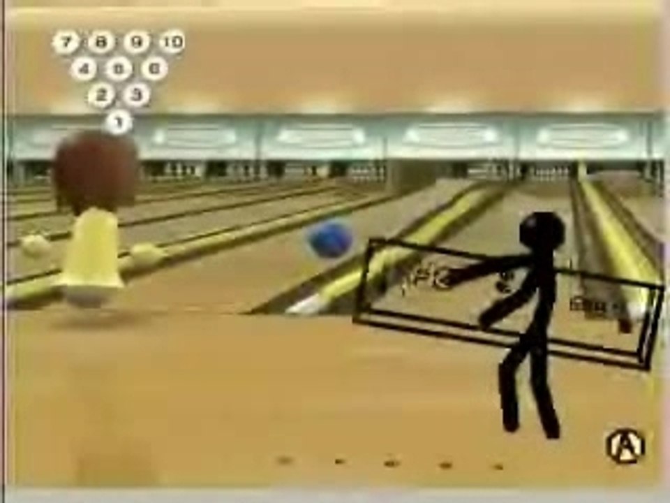 Stickman plays wii (with music)