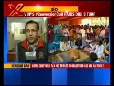 West Bengal: Ghar Wapsi - 100 tribal Christians converted to Hinduism