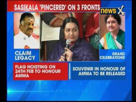 Jaya’s niece Deepa Jayakumar floats new political party ‘MGR Amma Deepa Peravai’ in Tamil Nadu