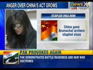 NewsX: India lodges protest with China over archer's stapled visa
