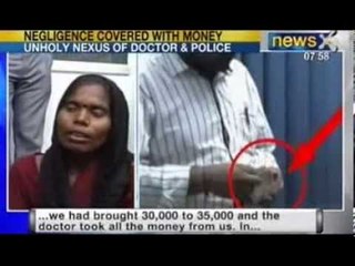 News X: Negligence causing death, tried to be covered with bribe