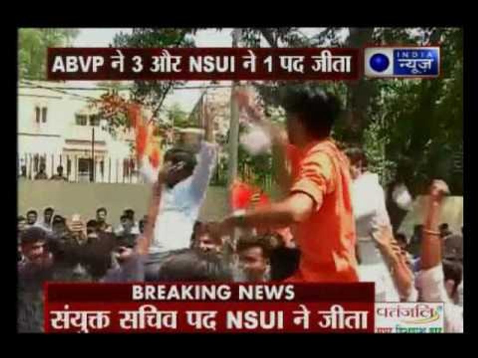 DUSU polls: Big win for ABVP, bags 3 student union seats