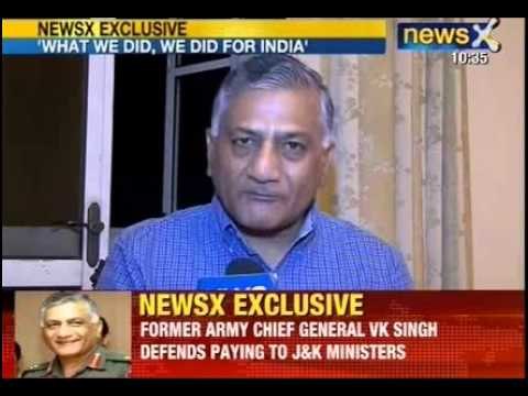 Breaking News : What we did, we did for India, says VK Singh defending J&K ministers