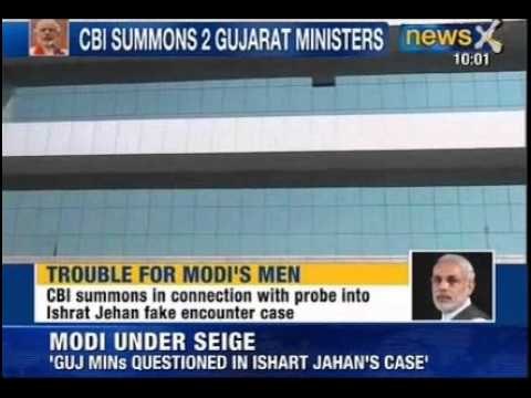 Ishrat Jahan Case : Two ministers of Modi's cabinet and Advocate General under CBI Probe