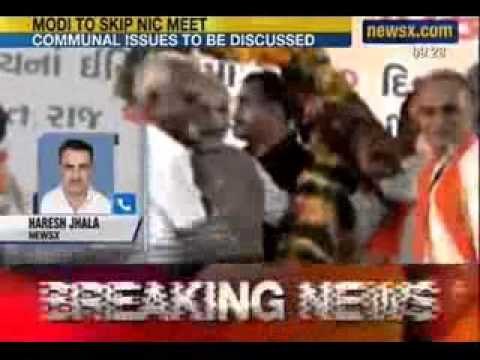 Breaking News : Gujarat CM Narendra Modi to skip NIC meet in Delhi today