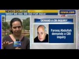 Breaking News : Farooq Abdullah demands CBI Probe in General VK Singh's claim