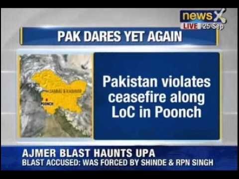 Breaking News : Pakistan Ceasefire Violation - Pak troops target Indian forces in Mendhar Sector