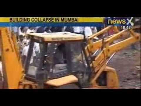 News X : 5-storey building collapses in Mumbai; many feared trapped