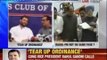 Newsx: Rahul shocks govt, calls ordinance on convicted lawmakers 'nonsense'