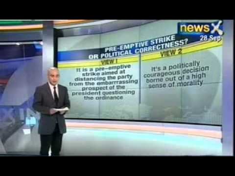 News X : Rahul Gandhi Says Move to Protect Convicted Politicians a 'Complete Nonsense'