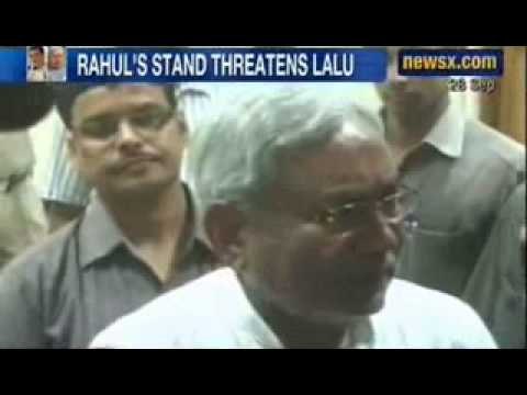 News X : The Lalu factor behind Rahul Gandhi's ordinance rap