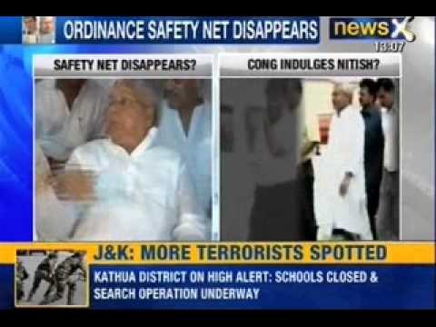 NewsX: Nitish Kumar backs Rahul Gandhi on ordinance, appeals PM for its withdrawal