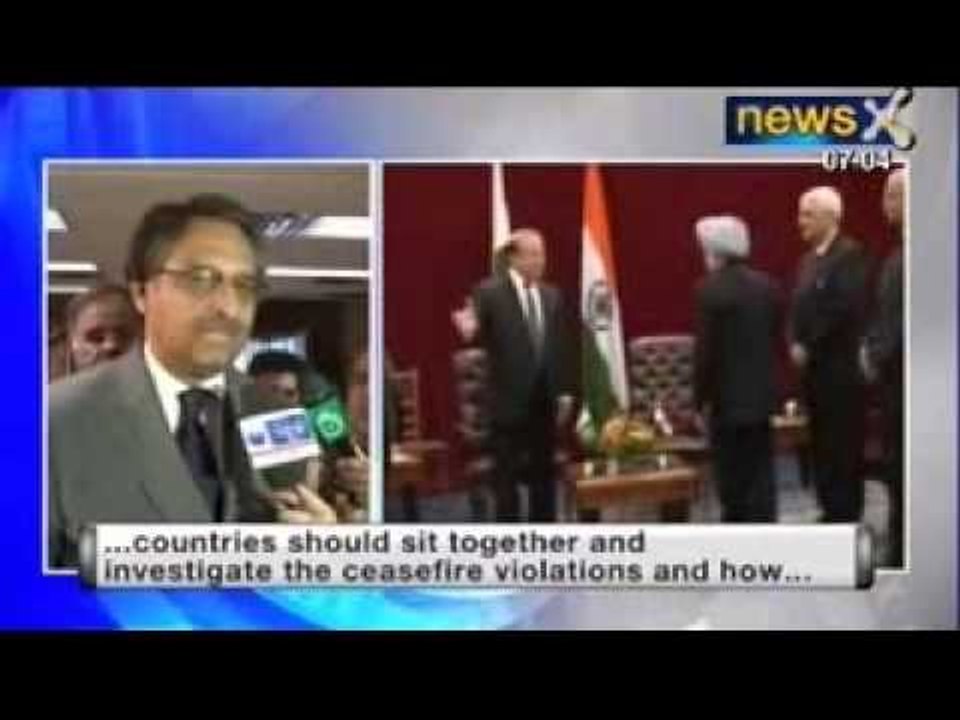 News X : Manmohan Singh meets Nawaz Sharif; raises terrorism issue