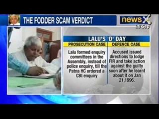 Descargar video: News X : Fodder scam- Lalu Prasad Yadav awaits verdict, RJD uneasy