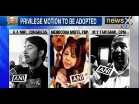 NewsX: Privilege motion against General VK Singh in J&K Assembly over politicians bribing comment