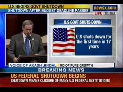 Breaking News : US Federal shutdown begins - U.S shutdown for the first time after 17 years