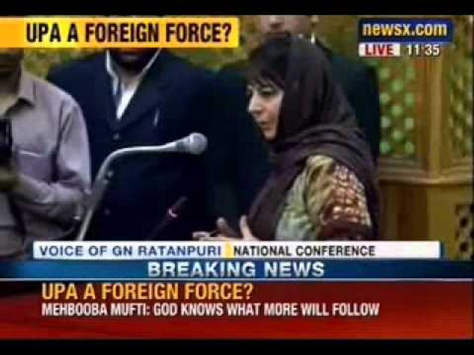 News X : PDP Chief equates UPA Government with British Occupying Force