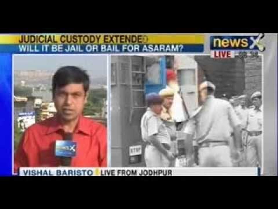 NewsX : Asaram Bapu's Judicial Custody extended, to stay in jail till Oct 11