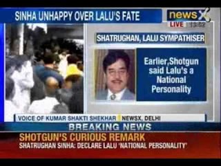Breaking News : BJP MP Shatrughan Sinha sympathises with Lalu over his arrest