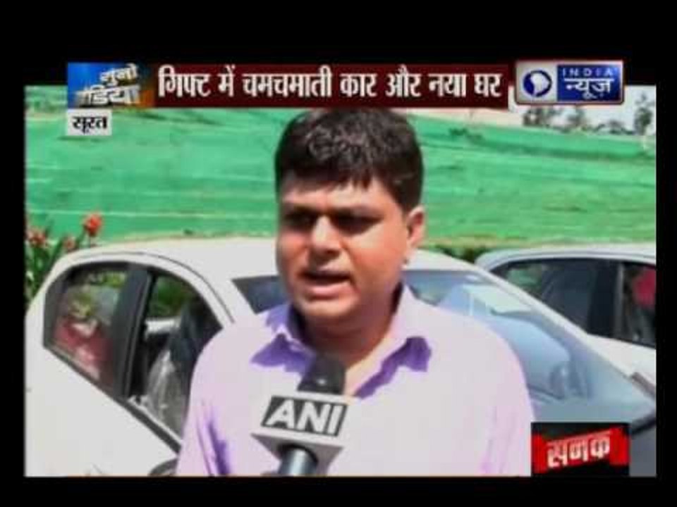 Surat diamond trader gifts cars and houses to workers as Diwali bonus